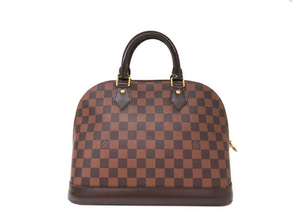 LOUIS VUITTON Alma Handbag Damier Brown